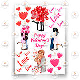 Друк їстівного фото — Вафельний папір — День Святого Валентина No108, фото 7