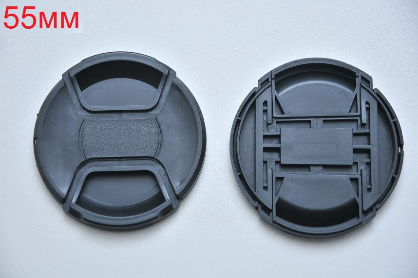 55мм Кришка передня для об'єктивів без напису логотипу, фото 1