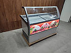 Зі знижкою VENUS ELEGANTE 46 Морозильна вітрина з гнутим склом для м'якого морозива CRYSTAL S.A. Греція, фото 3