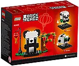 Конструктор Lego BrickHeadz 40466 Панди на китайський Новий рік, фото 3