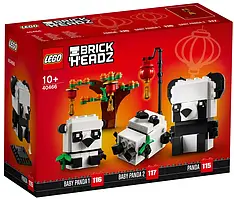 Конструктор Lego BrickHeadz 40466 Панди на китайський Новий рік