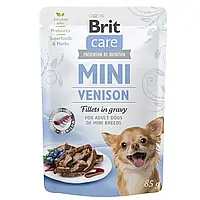 Влажный корм для собак Brit Care Mini pouch 85 г филе в соусе дичь