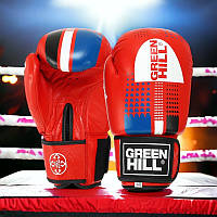 Боксерские перчатки Green Hill Boxing 12 унций Красный