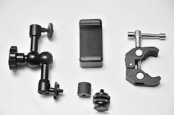 3в1 Шарнір Magic Arm 7" + Краб Струбцина Тримач телефону 1/4 штатив