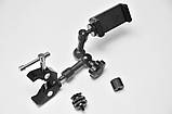 3в1 Шарнір Magic Arm 7" + Краб Струбцина Тримач телефону 1/4 штатив, фото 3