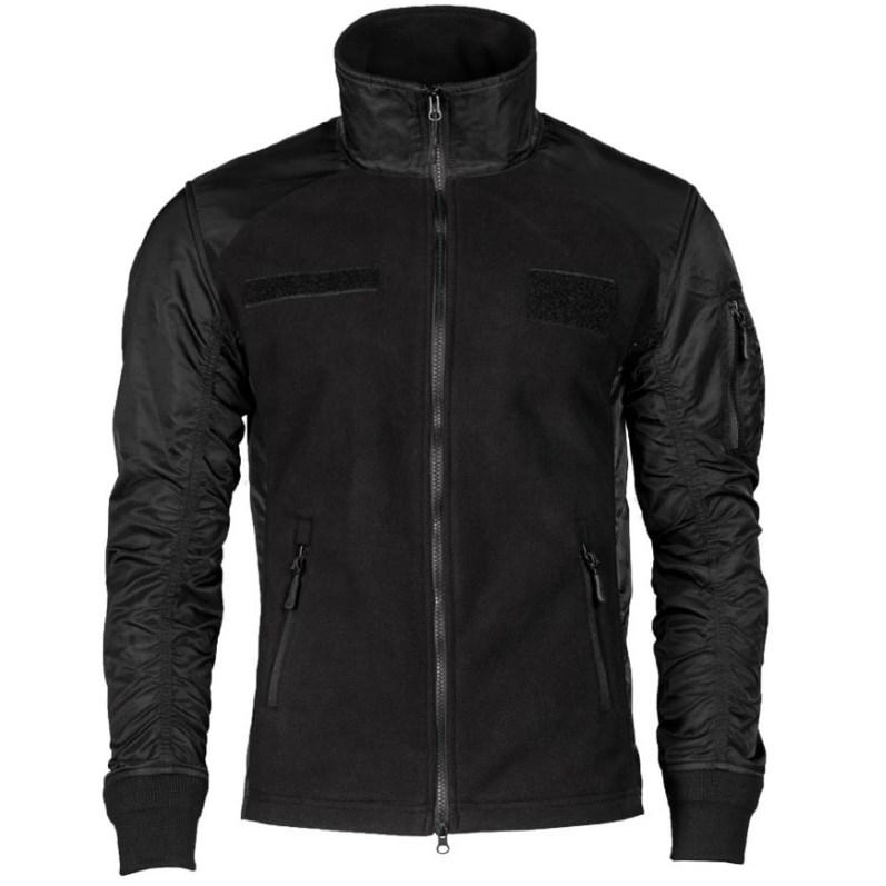 Куртка тактическая флисовая Mil-Tec USAF Jacket BLACK - фото 1 - id-p2101432048