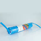 Спіральна трубка PUS (шланг гнучкий) 8*5,5 мм, 5 м, синя