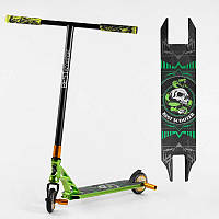 Самокат трюковый 85784 Best Scooter HIC-система, ПЕГИ, алюминиевый диск и дека, АНОДИРОВАННАЯ ПОКРАСКА, колёса