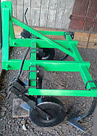 Стрільчатий культиватор 1.5 м Бомет передпосівної парової обробки навісний до мінітрактора (5 лап в 2 ряди)
