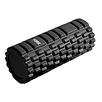 Масажний ролик для йоги та фітнесу York Fitness EVA 33,6 х 14,4см чорний