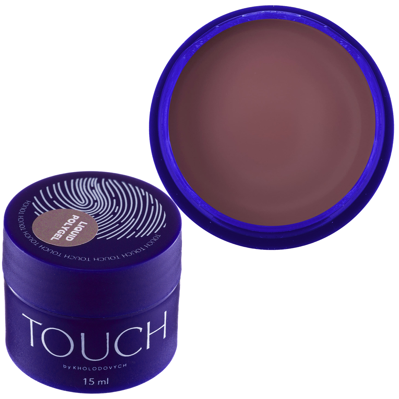 Рідкий полігель TOUCH Liquid Polygel №10, 15 мл бежево-рожевий