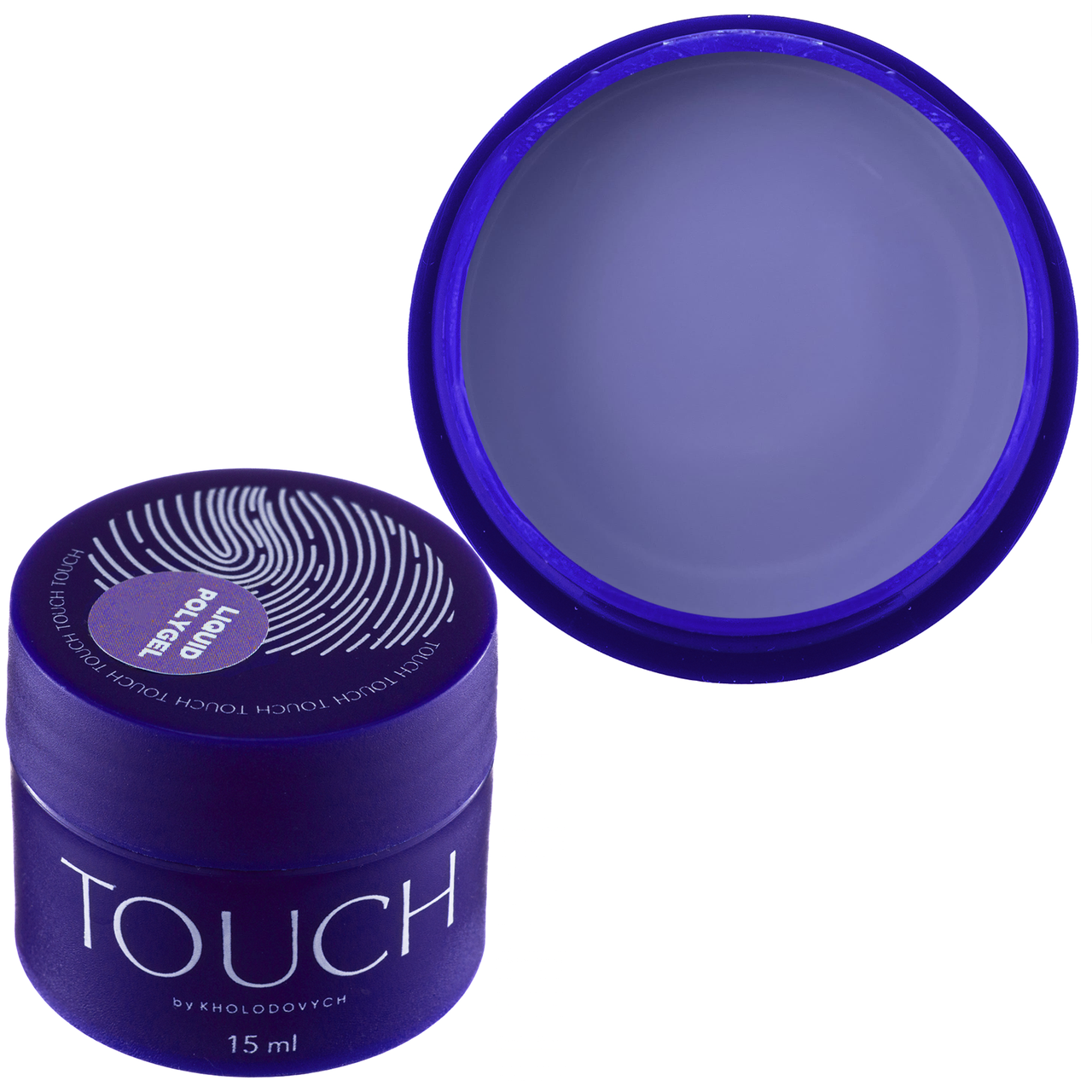 Рідкий полігель TOUCH Liquid Polygel №1, 15 мл ліловий