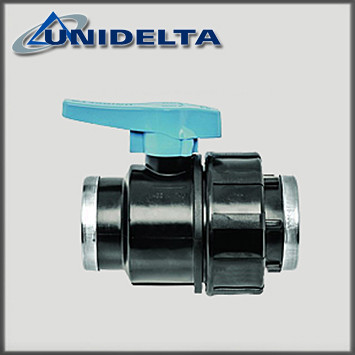 Кран кульовий Unidelta 3/4" ВВ ПНД