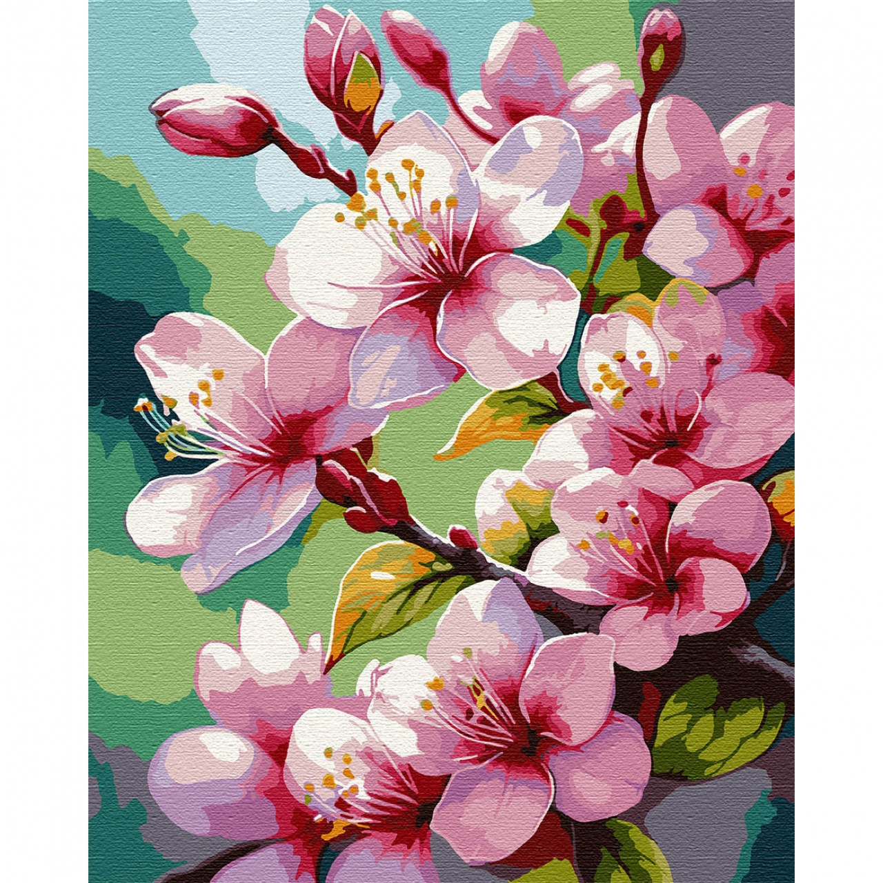 Картина за номерами Сакура 40*50 см SANTI (954767)