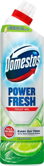 Засіб для чищення та дезінфекції туалету Domestos "Lime Fresh" (700мл.)