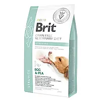 Сухой корм для собак при заболеваниях мочевыводящих путей Brit GF Veterinary Diet Dog Struvite 2 кг яйцо