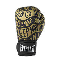 Боксерські рукавиці Everlast SPARK BOXING GLOVES чорний, золотий Уні 14 унцій