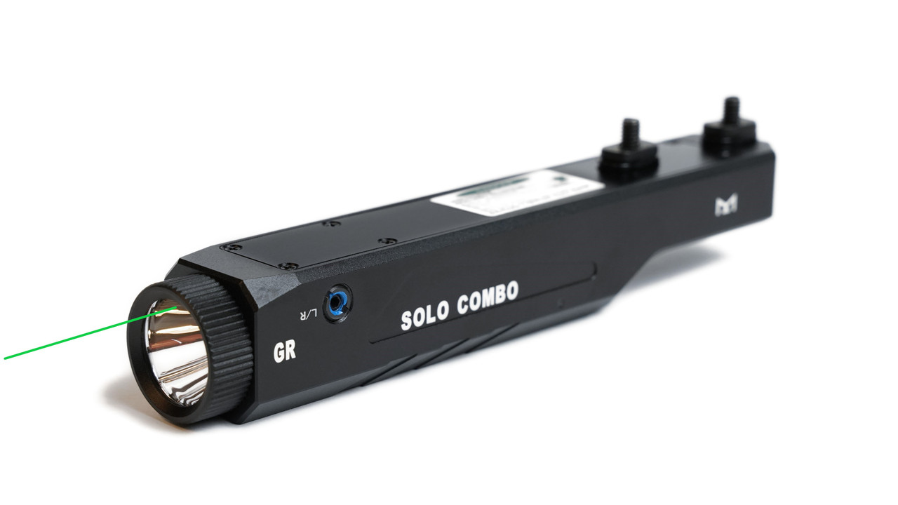 Тактичний ліхтар 1000 Lm з ЛЦУ XGun Venom SOLO COMBO GR на Weaver/Picatinny, фото 1