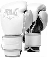 Боксерські рукавиці Everlast POWERLOCK BOXING GLOVES білий Уні 8 унцій