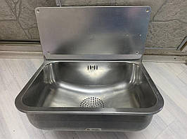 Умивальник настінний із нержавіючої сталі  440 мм х 340 мм х 170 мм (h) (б/у)