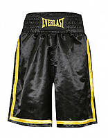 Шорти боксерські Everlast COMP BOXE SHORT чорний, золотий Чол XL