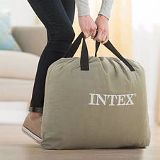Надувне двоспальне ліжко Intex 64418 із вбудованим електронасосом (розмір 203x152x56см), фото 4