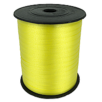 Стрічка декоративна жовта 300 м.