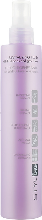 ING Styling Revitalizing Fluid With Fruit Acids - Флюїд регенеруючий з фруктовими кислотами 250 мл (Оригінал), фото 1