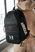 Мужской рюкзак Under Armour спортивный городской черный портфель Андер Армор