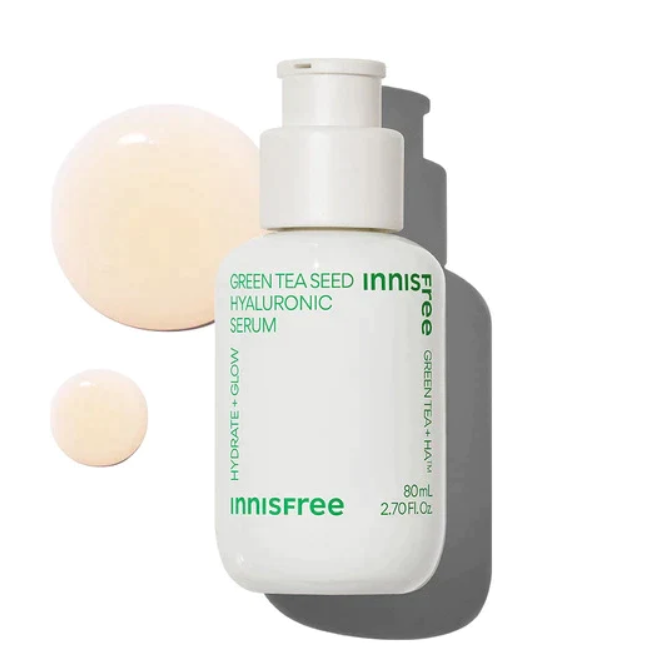Сироватка з екстрактом насіння зеленого чаю Innisfree Green Tea Seed Hyaluronic Serum 80 мл