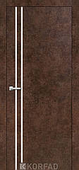 Міжкімнатні двері Корфад ALUMINIUM LOFT PLATO (каркасно-щитові двері) ALP-01