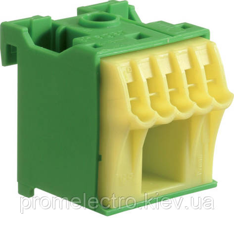 Клема QiuckConnect PE-клема 1x16мм2+5x4мм2 ширина 30мм KN06E, фото 1