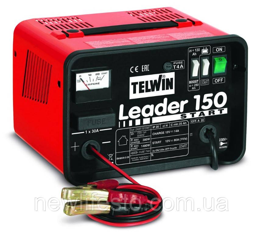 Leader 150 Start - Пуско-зарядний пристрій 220В, 12В    807538