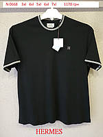 Мужская футболка 4xl 5xl 7xl (черный) большого размера Турция 5xl