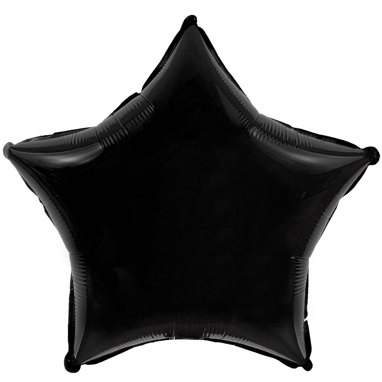 Фольгована кулька "Зірка" чорна пастель 18"(45см) 1шт.