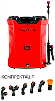 Оприскувач акумуляторний для саду Forte KF-16 8Ah, бак 16 літрів, фото 5