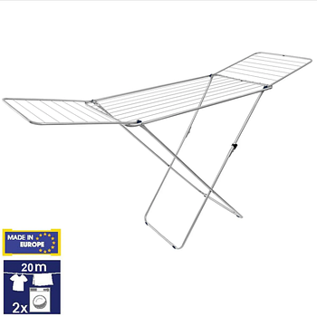 Розкладна Сушарка для білизни підлогова домашня Casa Si Pisa 20m Grey (CS92124C06) Австрія