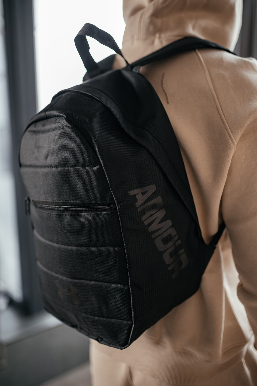 Чоловічий рюкзак Under Armour спортивний міський чорний Портфель Андер Армор