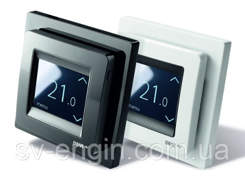 DEVIreg TM Touch — кімнатний терморегулятор із сенсорним дисплеєм, фото 1