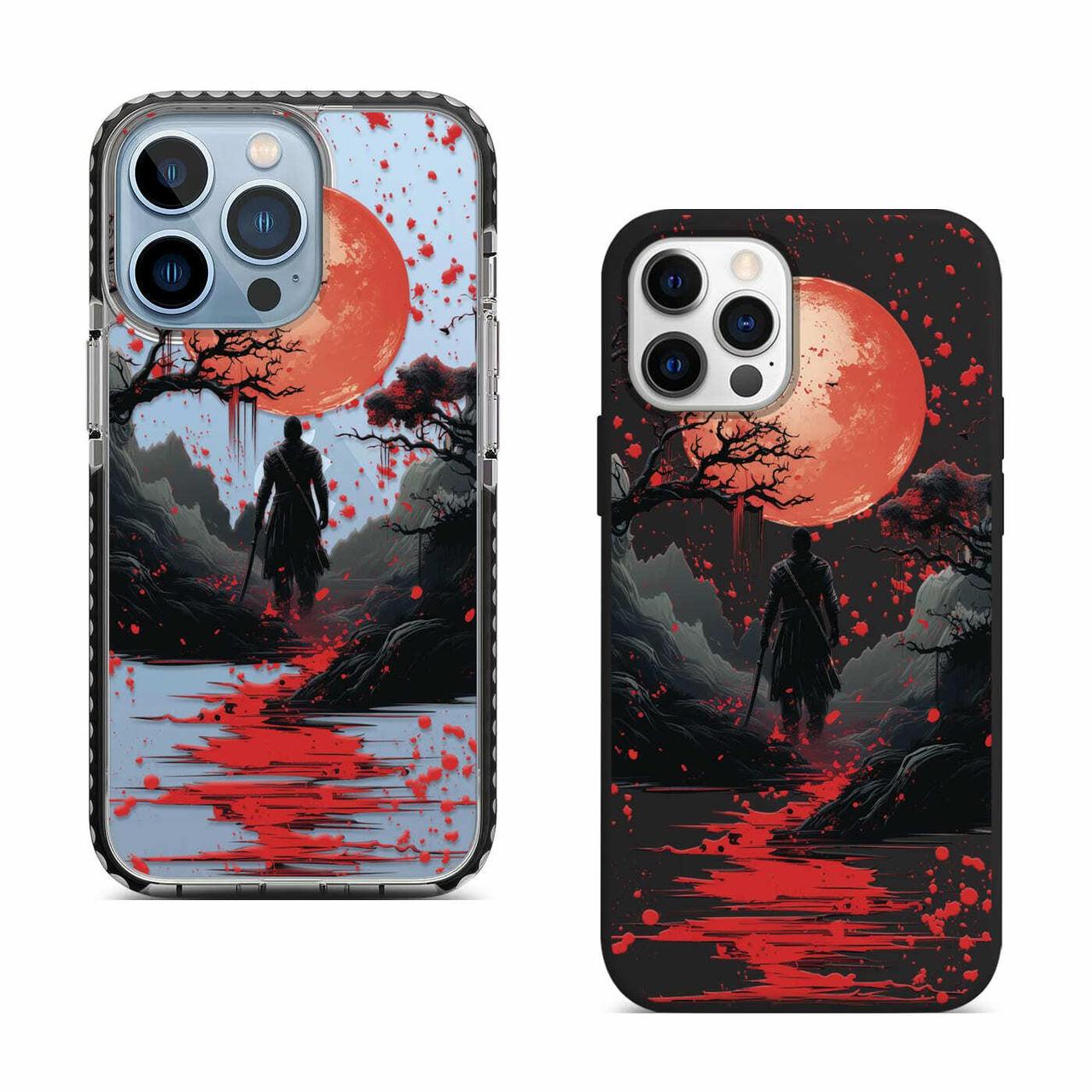 Чохол для iPhone Samurai Moon, фото 1