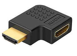 Адаптер HDMI 270 градусів з роз'ємом тато-мама перехідник горизонтальний ХДМІ