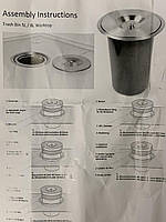 Відро для сміття 270 мм, врізне в стільницю (Німеччина)