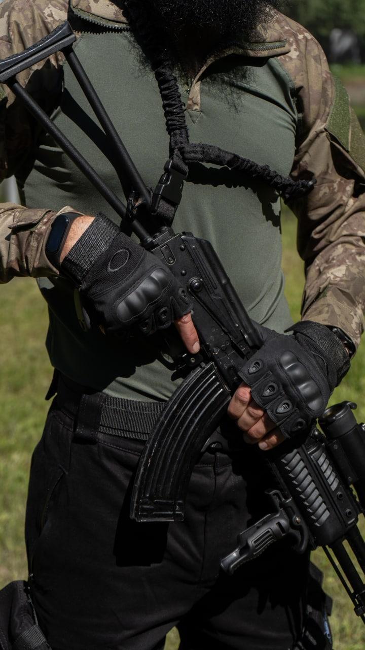 Перчатки тактичні чорні L, XL, фото 1