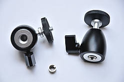 3кг 1/4 і 3/8 Шарнір 360° головка повністю метал для штатива/монопода