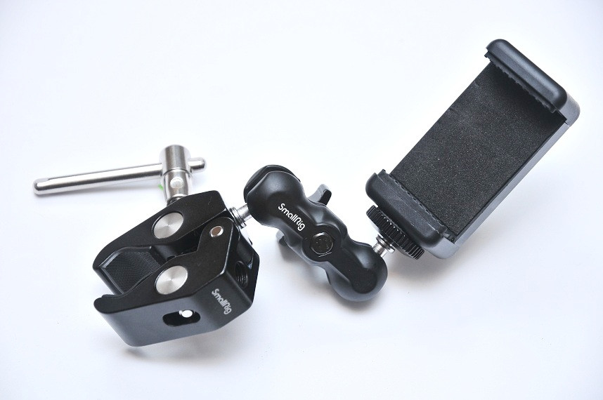 Magic Arm Mini 92мм + струбцина Краб Smallrig 1/4 кульова головка кронштейн шарнір, фото 1