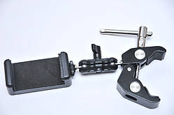 Magic Arm Mini 71мм + струбцина Краб Smallrig 1/4 кульова головка кронштейн шарнір