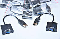 DisplayPort на VGA Эмулятор монитора адаптер Display Port DP2VGA