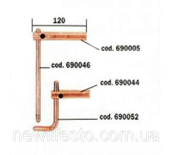 Електрод для точкового зварювання 215 мм XA3, фото 1