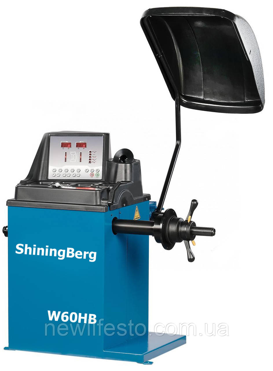 Балансувальний верстат 220 V ShiningBerg W60 HB, фото 1