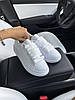 Жіночі кросівки Alexander McQueen White Взуття Олександр Макквін білі шкіряні модні кеди, фото 5